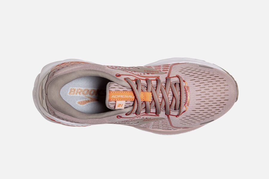 Brooks Adrenaline Gts 21 Road Löparskor Dam - Beige - 4306-TZYEQ